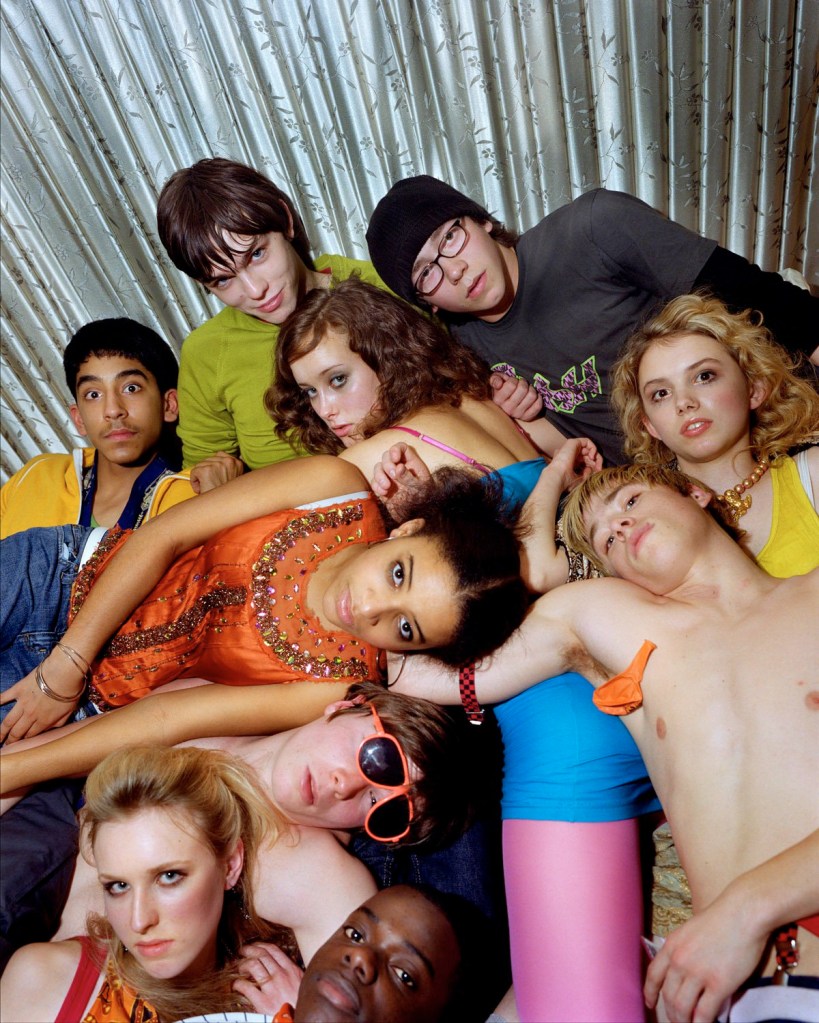 Television Programme: Skins Fire starring Dev Patel, Nicholas Hoult, Hannah Murray, Joe Dempsie and Daniel Kaluuya.