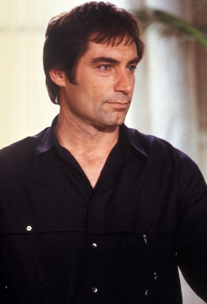 Timothy Dalton as James Bond in a still from Licence To Kill in 1989 