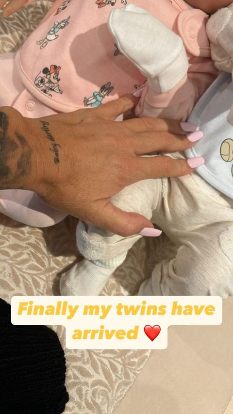 Katie Price twins on her social media 