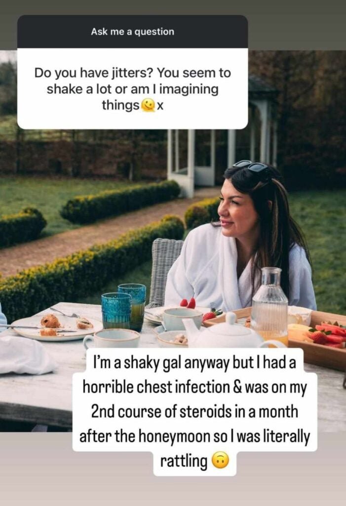 Married At First Sight UK bride's Instagram response to a fan question about 'jitters'